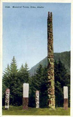 Memorial Totem - Sitka, Alaska AK