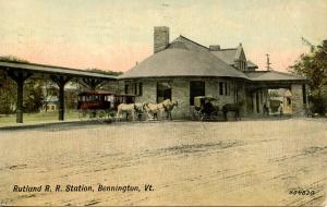 VT - Bennington. Railroad Station, Depot