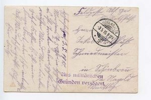 Germany Early Military Feldpost Cancel Vater ich rufe dich Memorial 3 Postcard 