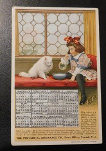 Mint USA Advertising Postcard Prudential Insurance Co Home Office NJ Calendar