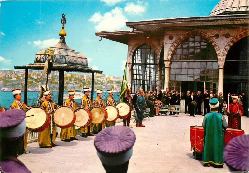 Turkey Istanbul Mehter Turkish ancien military music &  Topkapi the Bagdat kiosk