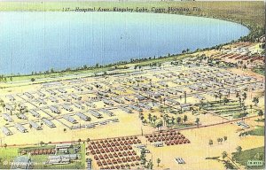 Hospital Area Kingsley Lake Camp Blanding FL Vintage Postcard Standard View Card 