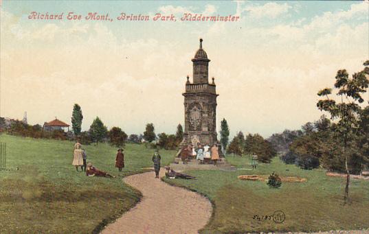 England Richard Eve Monument Brinton Park Kidderminster