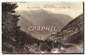 Old Postcard Cauterets path Raillere The Cabaliros
