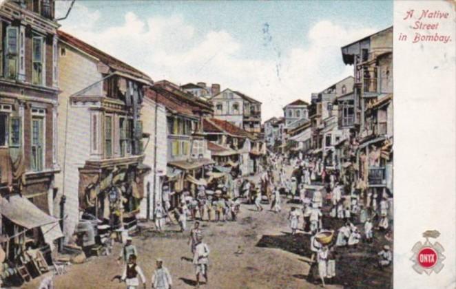 India Bombay Native Street Scene Onyx Hosiery & Underwear Lord & Taylor Priva...