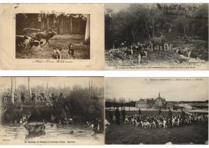 HUNTING CHASSE FRANCE SPORT 50 Vintage Postcards Pre-1920 (PART I.) (L3076)