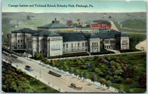 1910s Carnegie Institute Technical School Schenley Park Pittsburgh PA Postcard
