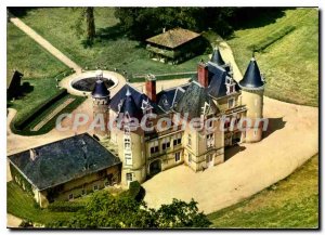 Postcard Modern Courcelles la Foret Sarthe castle