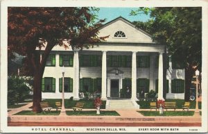 USA Hotel Crandall Wisconsin Dells Vintage Postcard 03.73