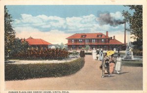 Parker Plaza, Harvey House Vinita, Oklahoma Route 66 1910s Rare Antique Postcard