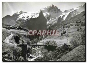 Modern Postcard La Grave in Oisans Clos du Pont Raffin The Chazelet and Meije