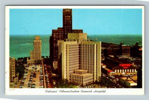 Chicago IL-Illinois, Veterans Administration Hospital, Chrome c1961 Postcard