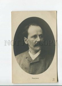 482301 Jules MASSENET French COMPOSER vintage PHOTO postcard