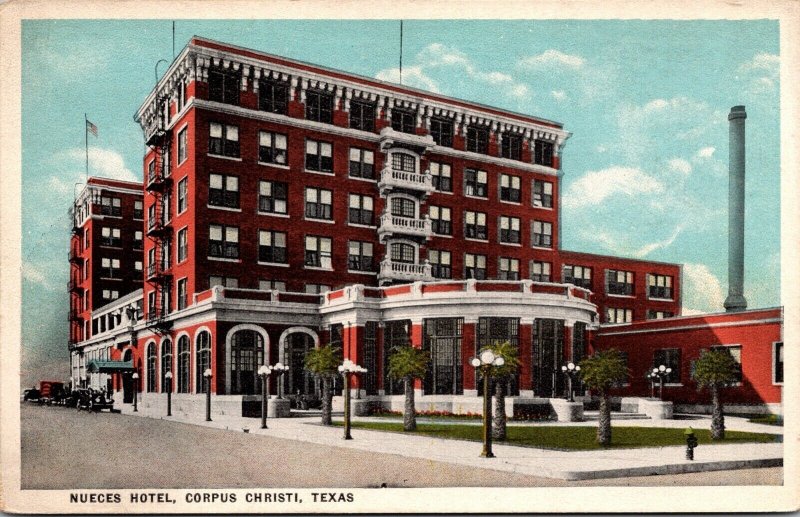 Postcard Nueces Hotel in Corpus Christi, Texas~137354