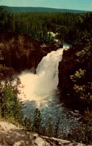 Yellowstone National Park Upper Falls Of The Yellowstone River