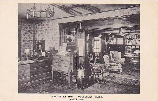 Massachusetts Wellesley Inn The Lobby Albertype