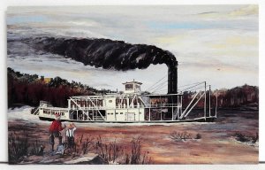 The Steamboat Bertrand -Postcard