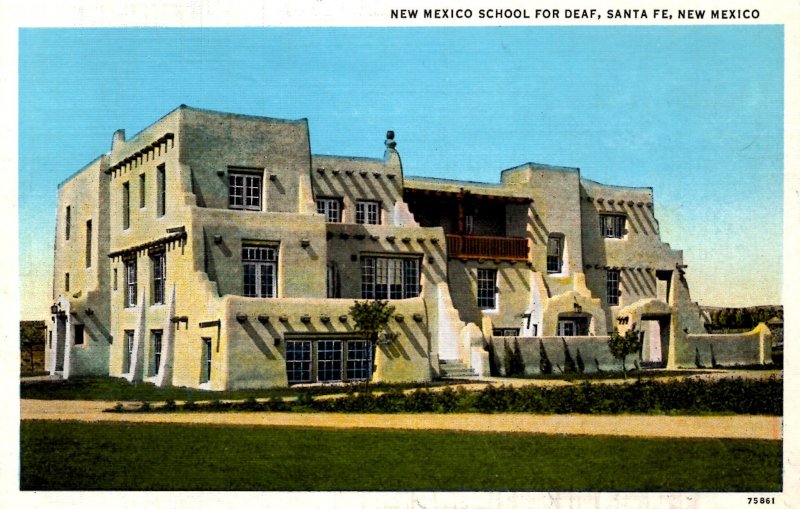 Santa Fe, New Mexico - The New Mexican School for the Deaf - c1920