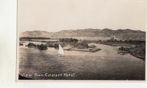 BR100947 assouan egypt africa  real photo Aswan view from cataract hotel