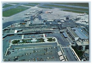 c1950's Tokyo International Airport Tokyo Japan Vintage Unposted Postcard