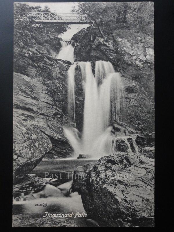 Scotland: Stirlng, INVERSNAID FALLS, Old PC Pub by R Taylor, Post Office, ARDLUI