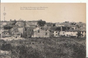 France Postcard - Les Ruines De Romagne-Sous-Montfaucon - Ref 16550A