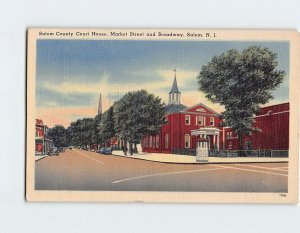 Postcard Salem County Court House, Salem, New Jersey