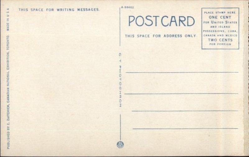 Toronto Exhibition The Midway Old Postcard