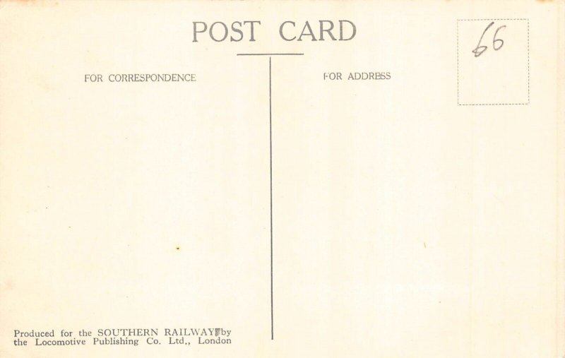 L372 Steam Train Locomotive Baltic Type express tank engine Remembrance postcard