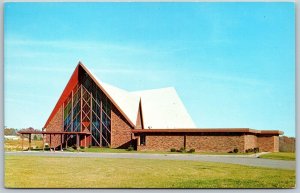 Vtg Oil City Pennsylvania PA Christ Lutheran Church 1960s View Old Card Postcard