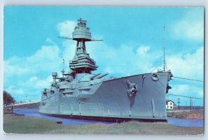 Houston Texas TX Postcard Battleship Texas San Jacinto Battle Grounds c1950's