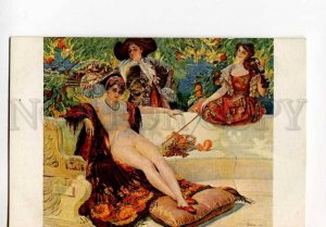3043264 NUDE Woman SUNLIGHT Musician by GERVAIS vintage LAPINA