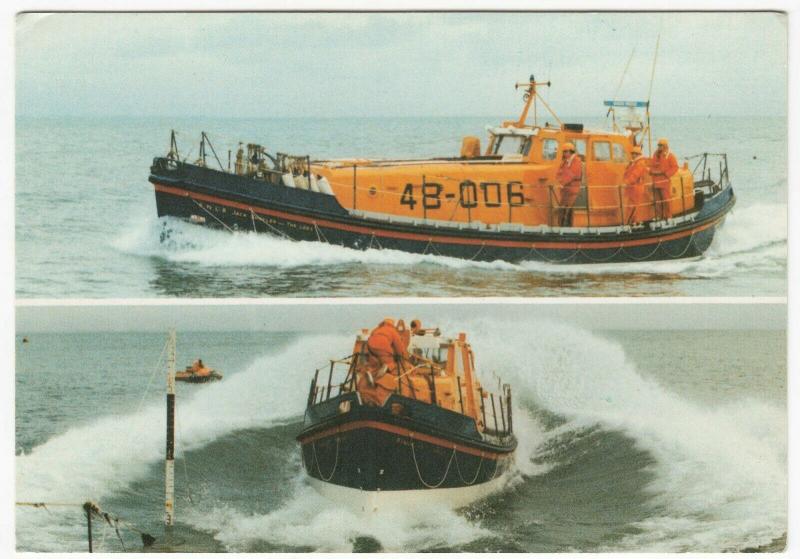 RNLI 'Solent' Class No 48-006 & D Class Lifeboats At Bembridge PPC Unposted