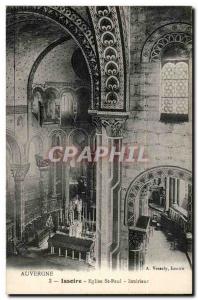 Puy de Dome - Issoire - Church of Saint Paul - Interior - Old Postcard