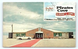 WALLIS SANDS, NH New Hampshire ~ PIRATE'S COVE RESTAURANT  c1960s  Postcard