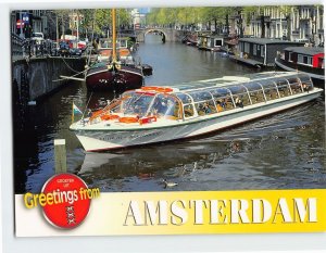 Postcard Brouwersgracht, Greetings from Amsterdam, Netherlands