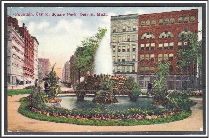 Michigan, Detroit Capitol Square Park - [MI-040]