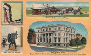 Museum Home of the State Historical Society of Colorado Vintage Postcard