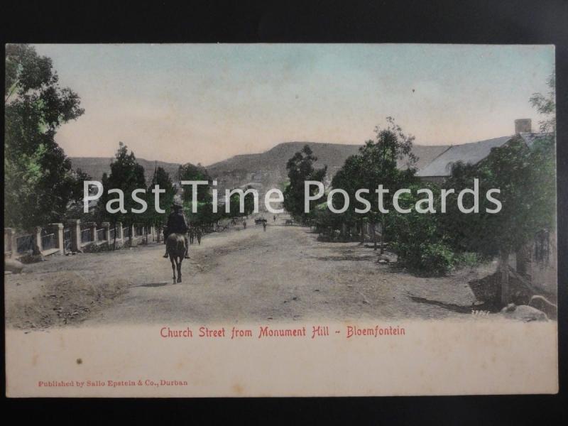 c1902 - South Africa: BLOEMFONTEIN, Church Street from Monument Hill