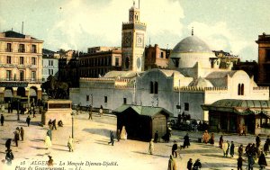 Algeria - Algiers. Government Square, Djemaa-Djedid Mosque