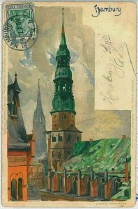 33002 - postcards VINTAGE POSTCARD: GERMANY Germany - HAMBURG artist -