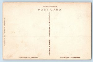 1940 Summerville South Carolina Vintage Postcard Pine Forest Inn Entrance Drive