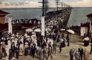 Saltair Beach, Great Salt Lake, Oregon, OR, USA Railroad Train Depot Unused 