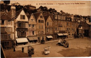 CPA MORLAIX Place d. Viarmes Vieilles Maisons (982303)