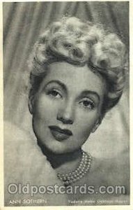 Ann Sothern Trade Card Actor, Actress, Movie Star Unused non postal backing