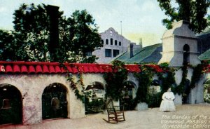 Circa 1910 Garden of The Bells Glenwood Mission Inn Riverside, CA  Postcard P13