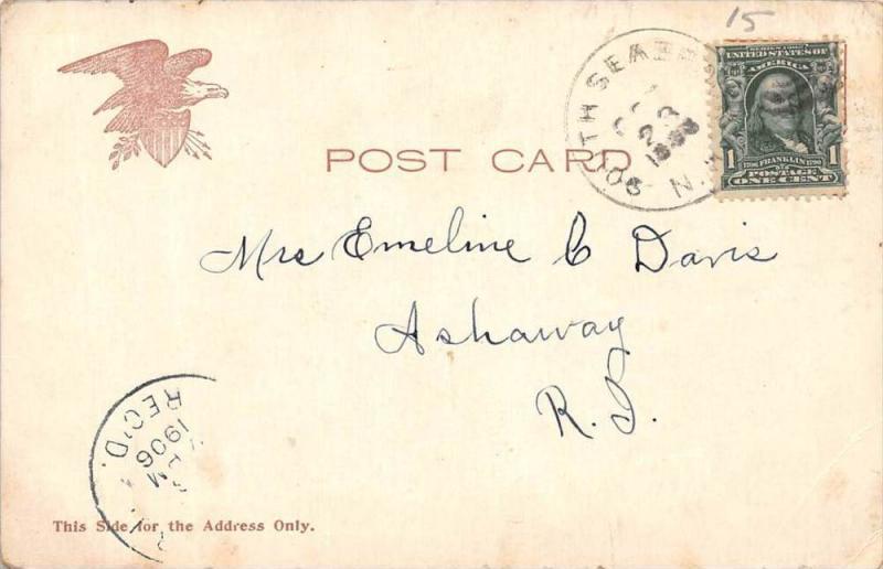 New York Manhattan     Elevated R.R. Curve at 110th Street