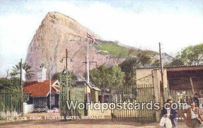 The Rock, Frontier Gates Gibraltar Germany Writing on back 