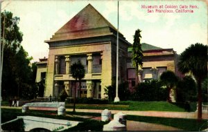 Museum at Golden Gate Park San Francisco California CA UNP DB Postcard F3