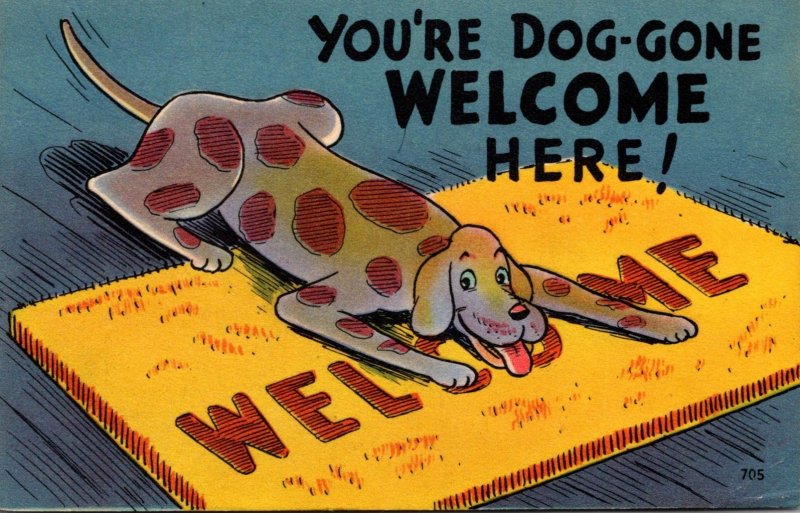 Humour You're Dog-Gone Welcome Here 1947